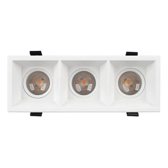 Фото #4 товара Светильник MS-FLOW-BUILT-S230x85-3x12W Warm3000 (WH, 38 deg, 230V) (Arlight, IP20 Металл, 5 лет)
