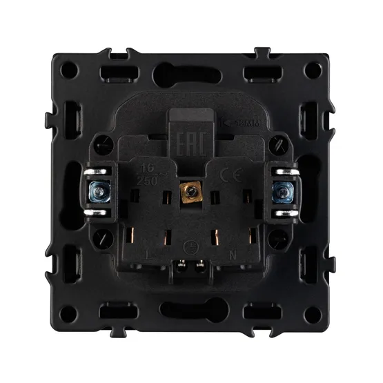 Фото #2 товара Механизм электрической розетки SCT-NOBE-MEU1-SFPL-GR (230V, 16A) (Arlight, Серый базальт)