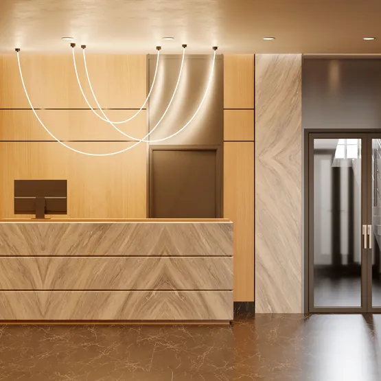 Фото #3 товара Светильник SP-TROPIC-SURFACE-R18-L10000-110W Warm3000 (BK, 360 deg, 230V) (Arlight, IP20 Пластик, 3 года)