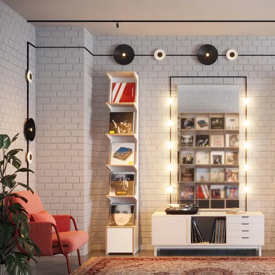 Фото #3 товара Светильник MAG-MICROCOSM-VINYL-R170-7W Warm3000 (BK, 150 deg, 24V) (Arlight, IP20 Металл, 5 лет)