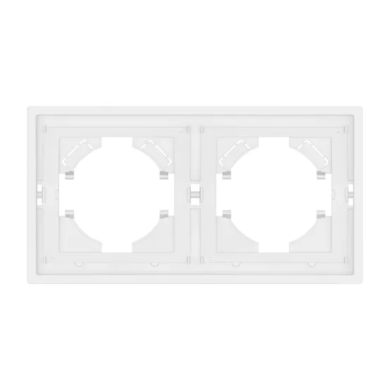 Фото #3 товара Рамка пластиковая FRM-TENDO-PL-2-WH (Arlight, Белый)