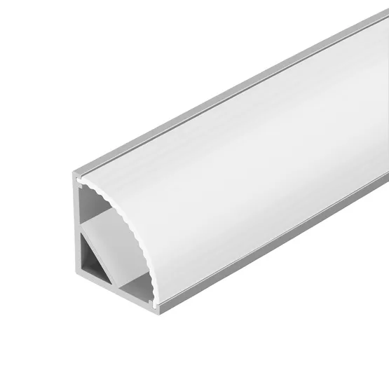 Фото #1 товара Профиль с экраном ARH-KANT-H16-2000 ANOD+OPAL (Arlight, Алюминий)