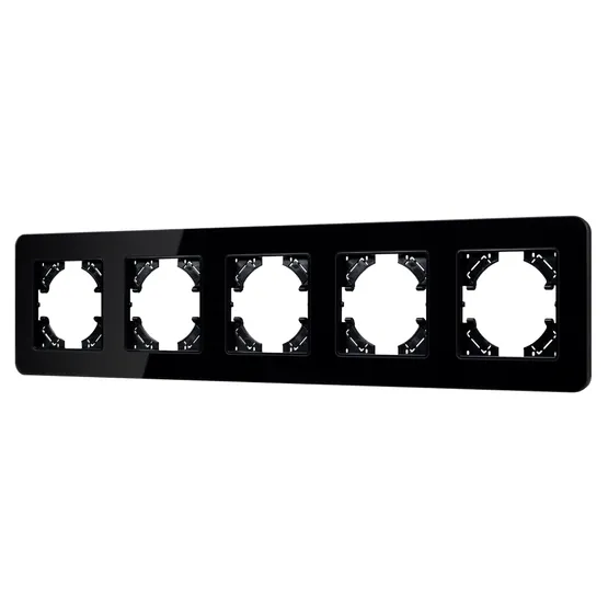 Фото #1 товара Рамка стеклянная FRM-OMALI-GS-5-BK (Arlight, -)