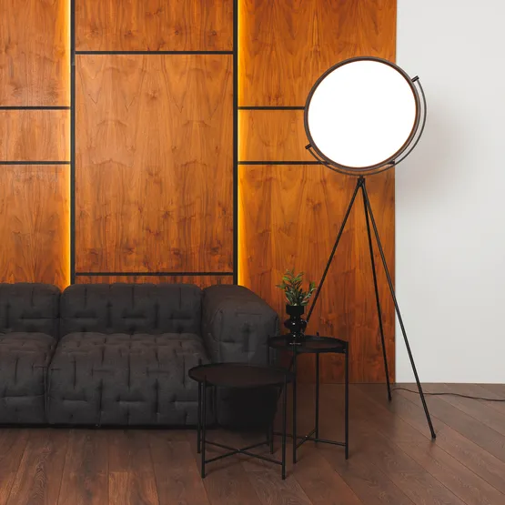 Фото #5 товара Светильник SP-LUNAR-FLOOR-D660-35W Dim-to-Warm (BK, 120 deg, 230V) (Arlight, IP20 Металл, 5 лет)