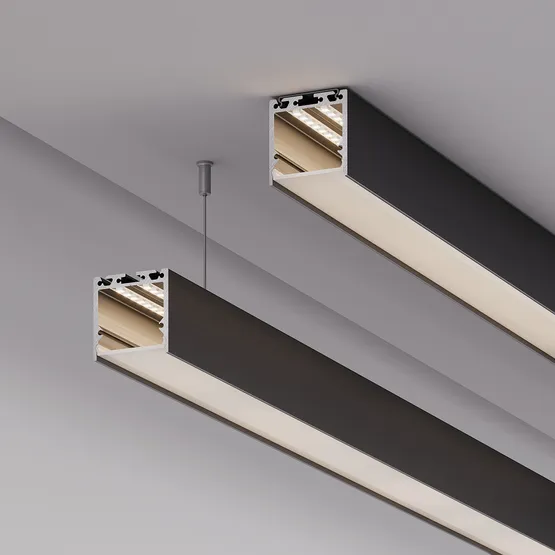 Фото #4 товара Профиль SL-LINE-3535-3000 BLACK (Arlight, Алюминий)