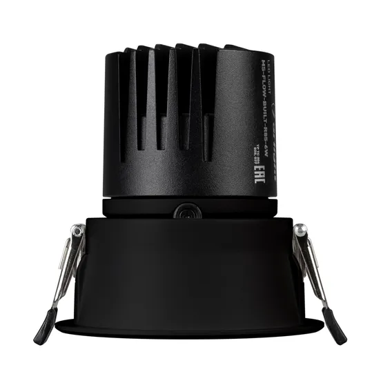 Фото #2 товара Светильник MS-FLOW-BUILT-R85-6W Warm3000 (BK, 55 deg, 230V) (Arlight, IP20 Металл, 5 лет)