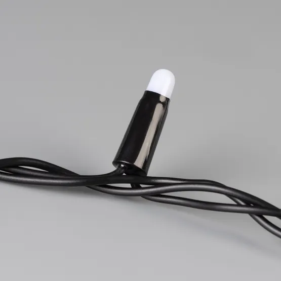 Фото #2 товара Светодиодная гирлянда ARD-STRING-CLASSIC-10000-BLACK-100LED-MILK-FLASH Warm (230V, 7W) (Ardecoled, IP65)