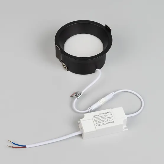 Фото #3 товара Светильник MS-BREEZE-BUILT-R104-12W Warm3000 (BK, 85 deg, 230V) (Arlight, IP20 Металл, 3 года)