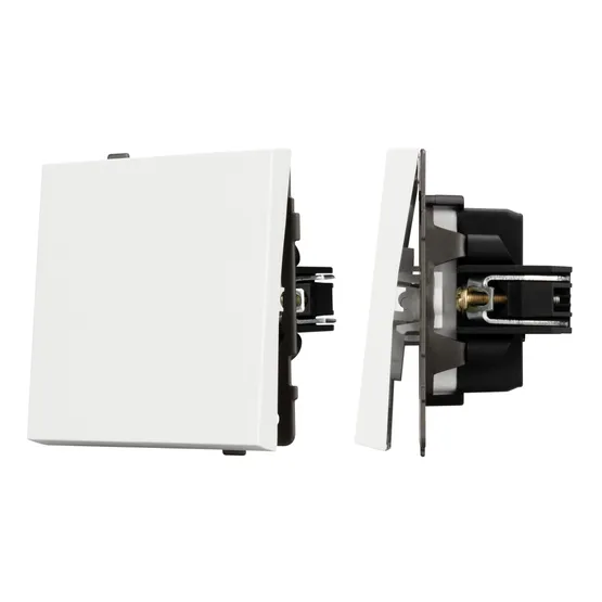 Фото #1 товара Механизм выключателя одноклавишный непроходной SWT-TENDO-MK01-SFPL-WH (230V, 10A) (Arlight, Матовый белый)