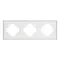 Минифото #3 товара Рамка пластиковая FRM-TENDO-SFPL-3-WH (Arlight, Матовый белый)