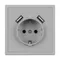 Минифото #4 товара Механизм розетки с USB зарядкой SCT-NOBE-MUAA-SFPL-IS (230V, 16A) (Arlight, Никель)