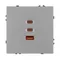 Минифото #2 товара ARL NOBE USB Розетка тип А+С+С софт-тач никель SCT-MUACC-SFPL-FC-IS (65W, QC3) (Arlight, -)