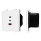Минифото #1 товара ARL NOBE USB Розетка тип А+С+С софт-тач белый кварц SCT-MUACC-SFPL-FC-WH (65W, QC3) (Arlight, -)