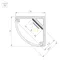 Минифото #3 товара Профиль SL-KANT-H16-2000 WHITE (Arlight, Алюминий)