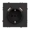 Минифото #2 товара Механизм розетки с USB зарядкой SCT-NOBE-MUAA-SFPL-BK (230V, 16A) (Arlight, Черный оникс)
