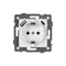 Минифото #3 товара Механизм розетки с быстрой USB зарядкой SCT-MUAC-PL-WH-V (250V, 16A) (Arlight, -)