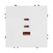 Минифото #3 товара ARL NOBE USB Розетка тип А+С+С софт-тач белый кварц SCT-MUACC-SFPL-FC-WH (65W, QC3) (Arlight, -)