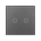 Минифото #2 товара Выключатель сенсорный SWT-OMALI-S02-ZB-GR (250V, 10A, Zigbee) (Arlight, Стекло)