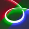 Минифото #1 товара Светодиодная лента герметичная MOONLIGHT-TOP-G120-16x15mm 24V RGB (12 W/m, IP67, 5m, wire x2) (Arlight, Вывод боковой, 3 года)